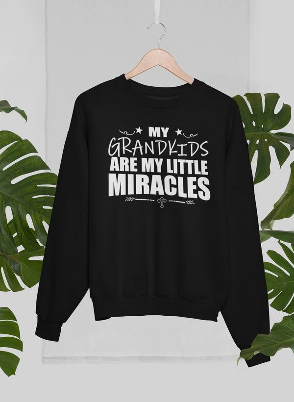 My Grandkids Are My Little Miracles Sweat Shirt