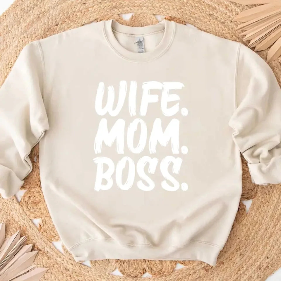 Wife Mom Boss – DTF Transfer