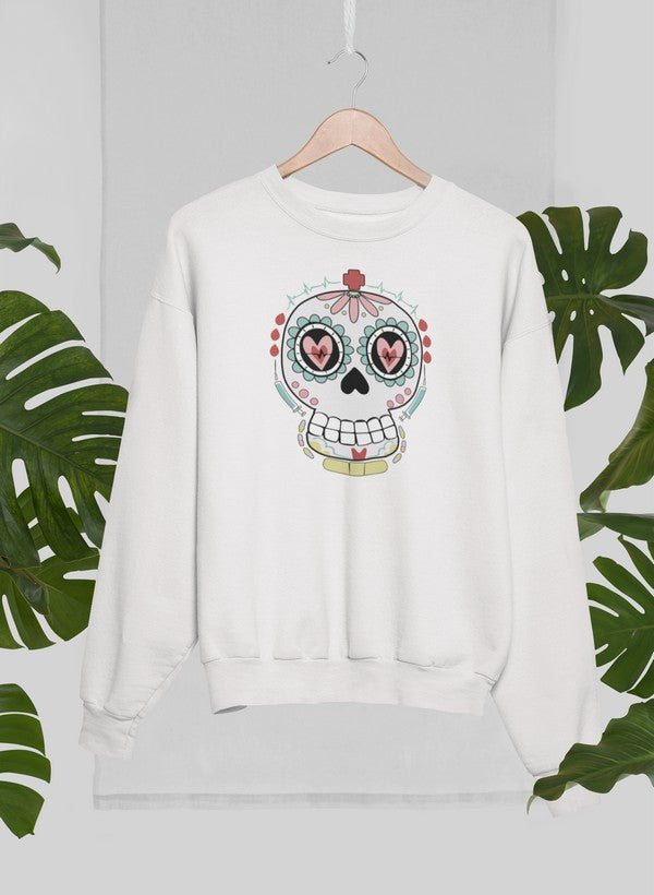 Nurse Sugar Skull Sweat Shirt